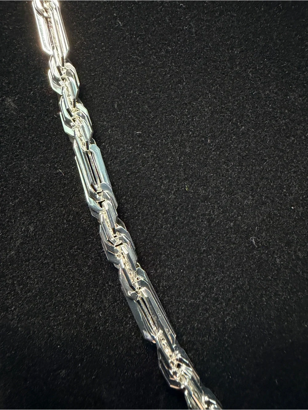 Milano S925 Stamped Silver Filled 24in 5MM 33.2g necklace. SHINE!! Brand new